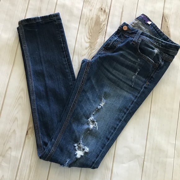 Vigoss Denim - (Sold) Vigoss Denim Distressed Jeans,  Juniors 7